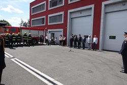 Slavnostní otevření požární stanice v Bystřici pod Hostýnem