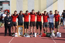 Hasiči v Brně  soupeřili v disciplínách požárního sportu
