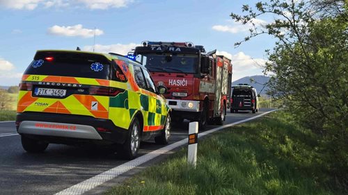 Dvě nehody motorkářů si vyžádaly rychlý zásah
