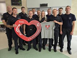 Krev hrdinů: Přerovští hasiči překonali rekord v dárcovství