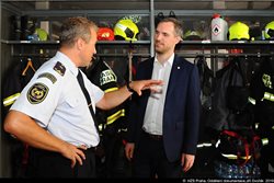 Primátor Prahy Zdeněk Hřib navštívil pražské hasiče