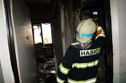 Tři jednotky hasičů zasahovaly u výbuchu plynu