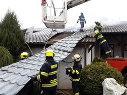 Desetimilionová škoda při požáru domu v Radlíku