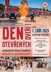 Den otevřených dveří na hasičské stanici v Žamberku