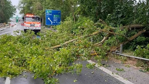  Během necelých 17 hodin vyjeli hasiči k 87 událostem. Nejvíce práce přinesly bouřky a silný vítr