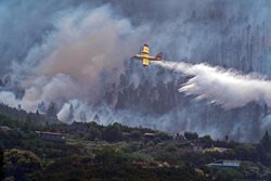 Aktuálně: Lesní požár na severu Tenerife