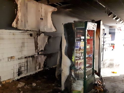 Požár v mladoboleslavském marketu