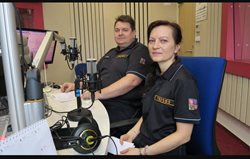 Příslušníci z KOPIS HZS Královéhradeckého kraje byli hosty Českého rozhlasu Hradec Králové