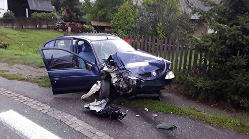 Dva zranění po dopravní nehodě ve Skále na Havlíčkobrodsku