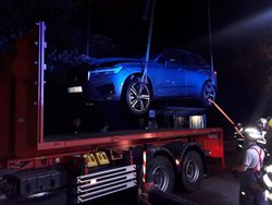 Požár osobního automobilu