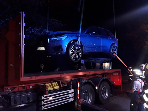 Požár osobního automobilu