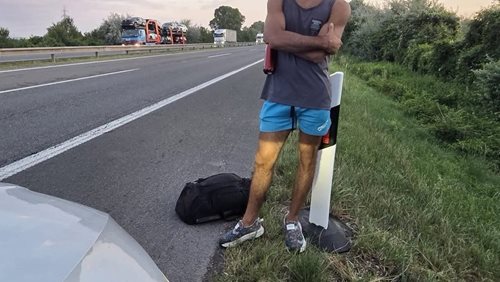 Chtěl dojít z Vídně do Brna. Policisté ho dvakrát vykázali z dálnice