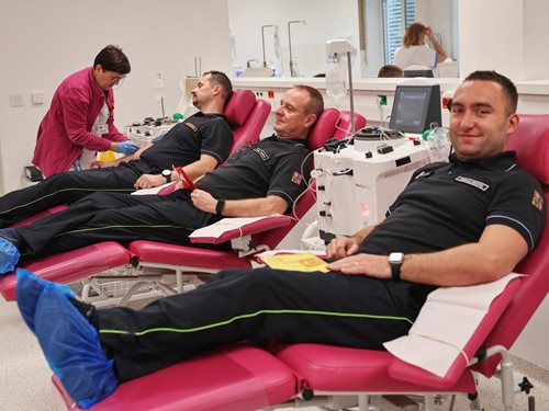 Hasiči uctili památku kolegů hromadným darováním krve