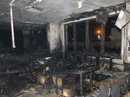 Požár opavské restaurace s předběžnou škodou 2 miliony korun