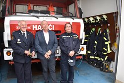 Ministr Milan Chovanec navštívil hasiče ve Vlašimi