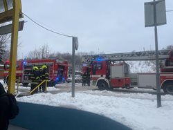 Hasiči likvidovali požár sauny