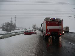 Dopravní nehoda u Vroutku 