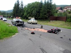 K tragické události vyjížděli hasiči do obce Dolní Bečva.