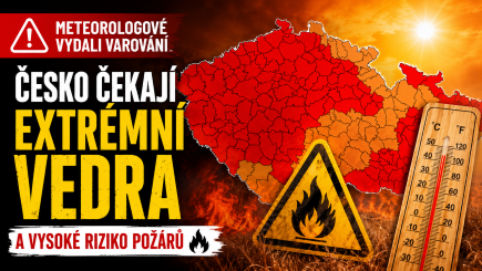 Meteorologové vydali varování. Česko čekají extrémní vedra a vysoké riziko požárů