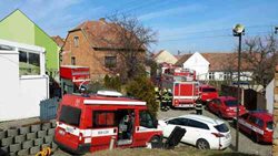 V Čejkovicích na Hodoninsku se zřítila část rekreačního objektu