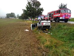 Nehoda s vyproštěním u Kardašovy Řečice