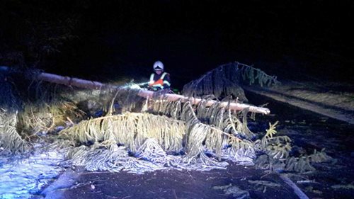 Situace v Olomouckém kraji - vydatné sněžení a výjezdy hasičů