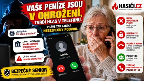 Vaše peníze jsou v ohrožení, tvrdí hlas v telefonu. Právě tak začíná nebezpečný podvod
