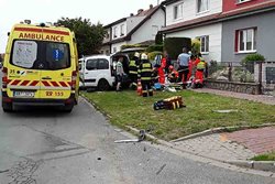 Při dopravní nehodě v Sokolnicích se zranilo pět osob