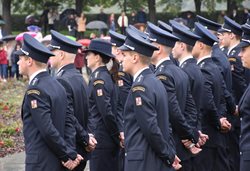 Slavnostní složení služebního slibu nových příslušníků Hasičského záchranného sboru Ústeckého kraje