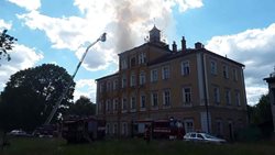 Na Šumpersku hořel bývalý zámeček