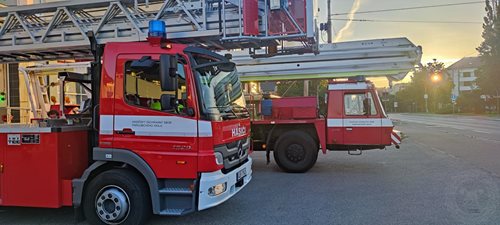 Ranní střídání směny hasičů Pardubického kraje