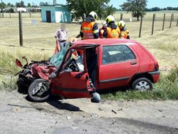 Hasiči ve čtvrtek 15.června 2017 zasahovali v Jihomoravském kraji u 10 dopravních nehod