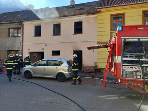 Tragický požár bytu v Písku