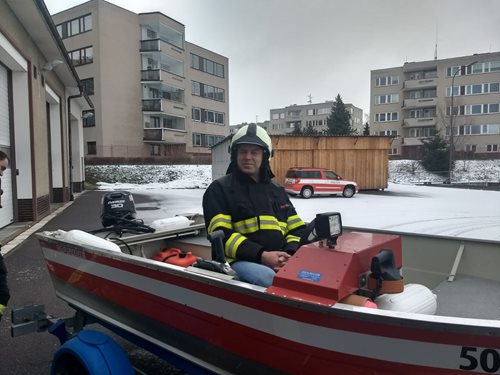 Svou poslední směnu odsloužil dobrušský velitel družstva Ota Vojnar