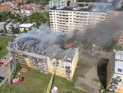 Hasiči v akci. Zvláštní stupeň poplachu při rozsáhlém požáru