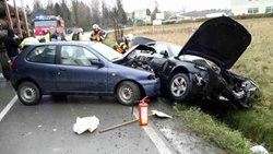 V Žamberku havarovala čtyři vozidla