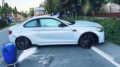Dvacetiletá žena bez řidičského oprávnění havarovala s BMW. V autě vezla další dvě mladé ženy