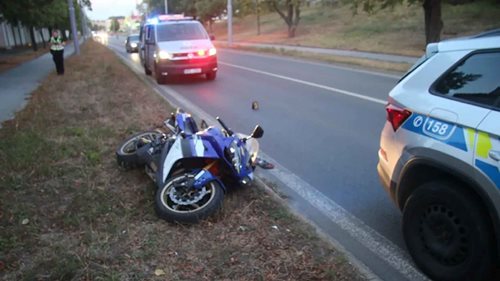 Policistům ujížděl na motorce. Po zastavení nadýchal téměř 2,5 promile