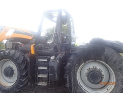 Požár traktoru Fastrac na Osoblažsku za 1,5 milionu korun