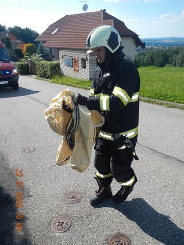 Odchytnutá užovka v Hlincově Hoře