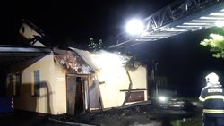 Požár ČOV Beroun