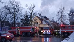 Požár domu ve Staré Boleslavi se škodou za pět milionů
