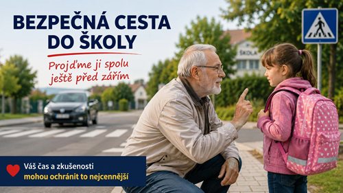 Babi, dědo, projděte s vnoučetem cestu do školy. Vaše zkušenost mu může pomoci