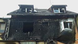 Na Znojemsku hořel rodinný dům
