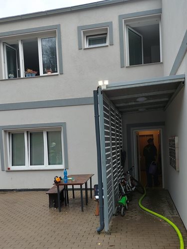 Požár bytu Nový Knín