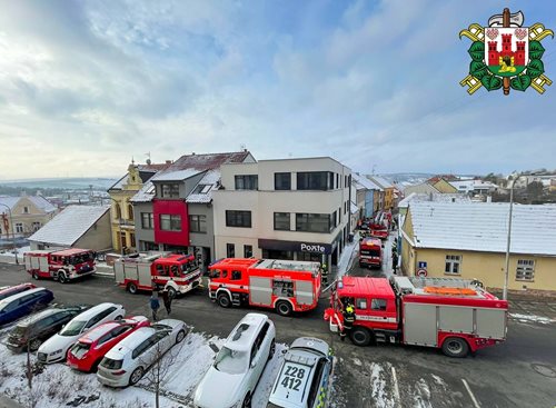 Požár zničil podkroví domu v Uherském Brodě
