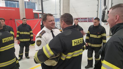 Hasiči se rozloučili s odcházejícím ředitelem Územního odboru Zlín