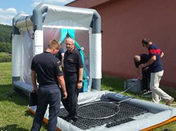 Hasiči otestovali technické novinky, které jim usnadní jejich práci