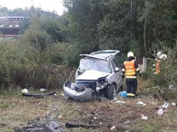 Tragická dopravní nehoda na jesenické křižovatce na Rakovnicku