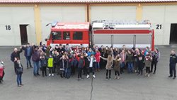 Projektový den dětí ze Stráže nad Nežárkou na jindřichohradecké stanici
